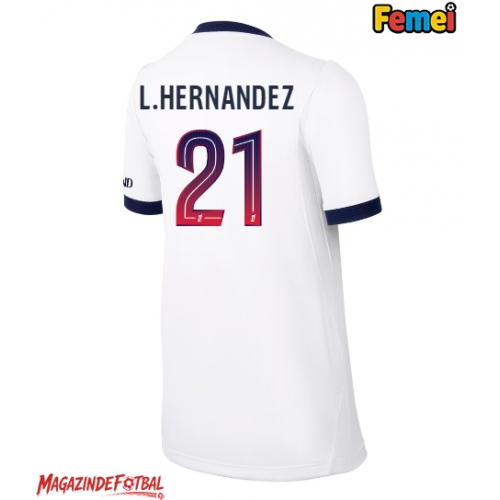 Paris Saint-Germain Lucas Hernandez #21 Tricou Fotbal Replică 2026-27 Femei Deplasare Paris Saint-Germain Lucas Hernandez #21 Tricou Fotbal Replică 2026-27 Femei Deplasare